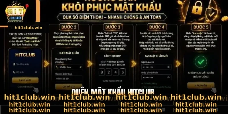 Quên Mật Khẩu Hitclub - Hướng Dẫn Khôi Phục Siêu Đơn Giản