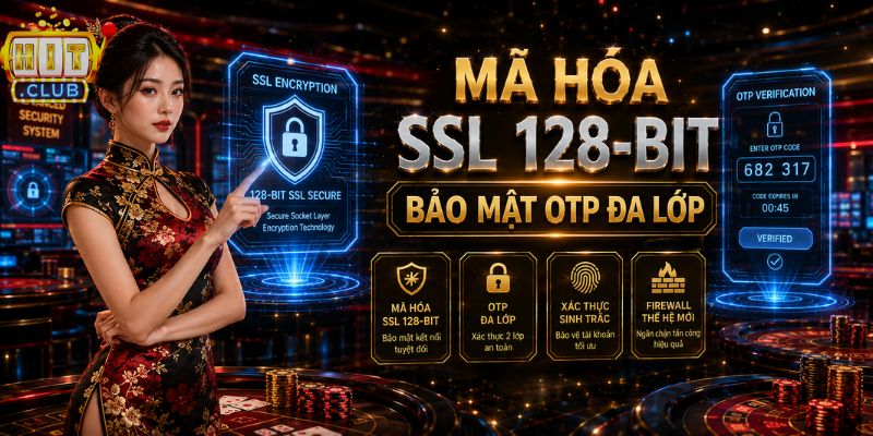 Trang chủ Bảo mật SSL và xác thực OTP tại HITCLUB